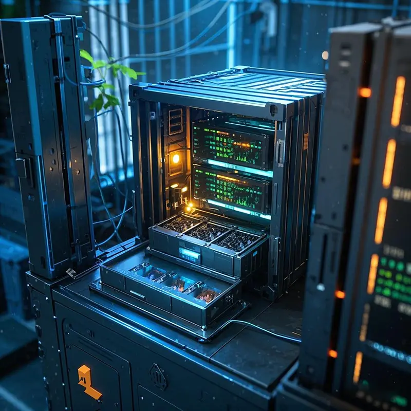 Rør for virtuell valutabeholder Datarom